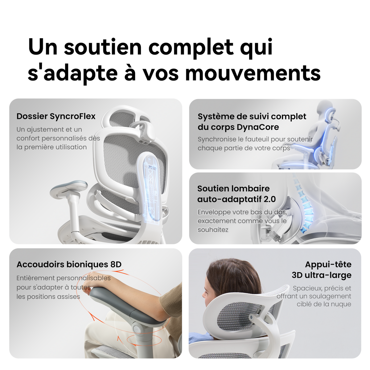 C300 Pro V2 – Fauteuil ergonomique adaptatif full‑body