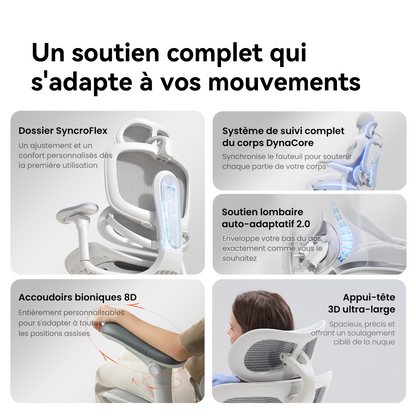 C300 Pro V2 – Fauteuil ergonomique adaptatif full‑body