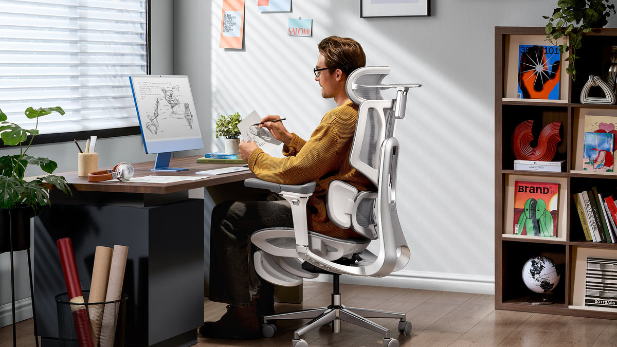 E3 Pro Ergonomic Office Chair - Pink