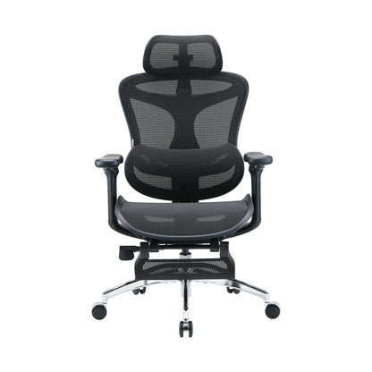 C300 chaise de bureau ergonomique avec repose-pieds