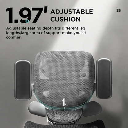E3 Air Ergonomic Office Chair Without Footrest