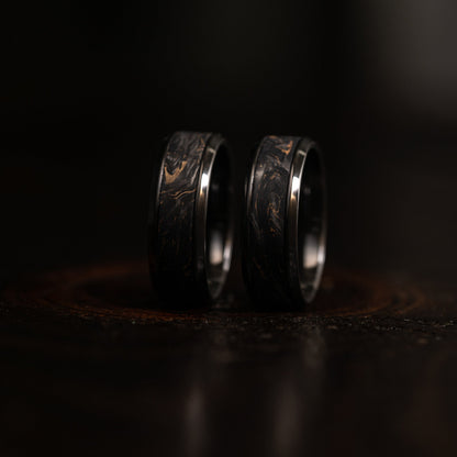 "Obsidian Fusion"  Forged Carbon Fiber x Black Zirconium