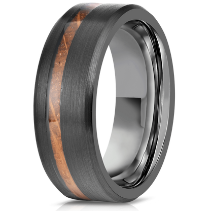 "Artemis"  Whisky x Gunmetal Tungsten Ring