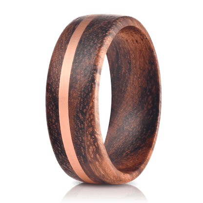 "Circe"  Koa X Copper Ring