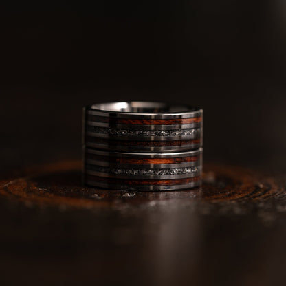 Stellar Timber- Snakewood x Meteorite -  8mm