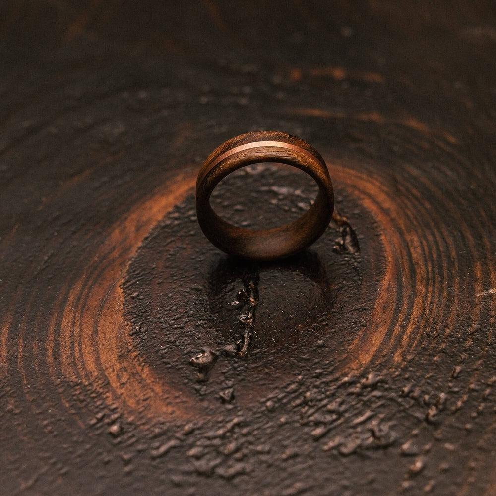 "Circe"  Koa X Copper Ring