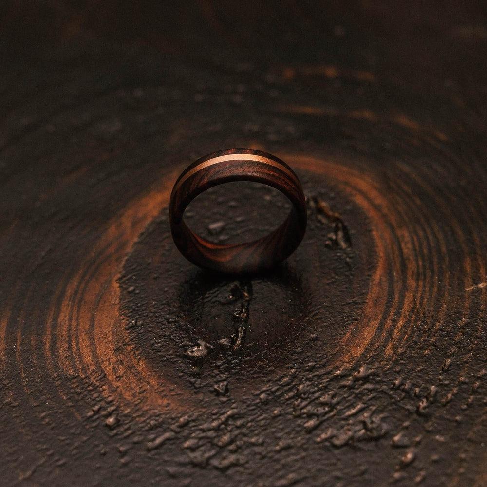 "Circe"  Snakewood X Copper Ring
