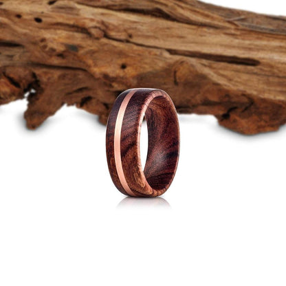 "Circe"  Ironwood X Copper Ring