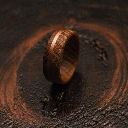 "Circe"  Whiskey Barrel X Copper Ring