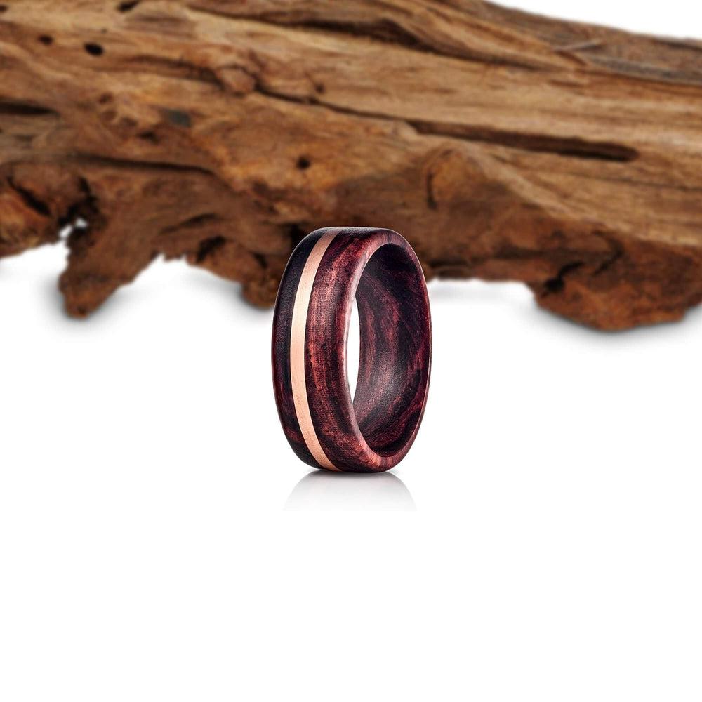 "Circe"  Snakewood X Copper Ring