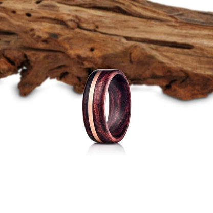 "Circe"  Snakewood X Copper Ring