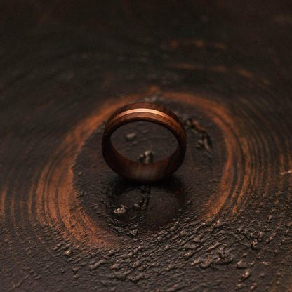 "Circe"  Ironwood X Copper Ring
